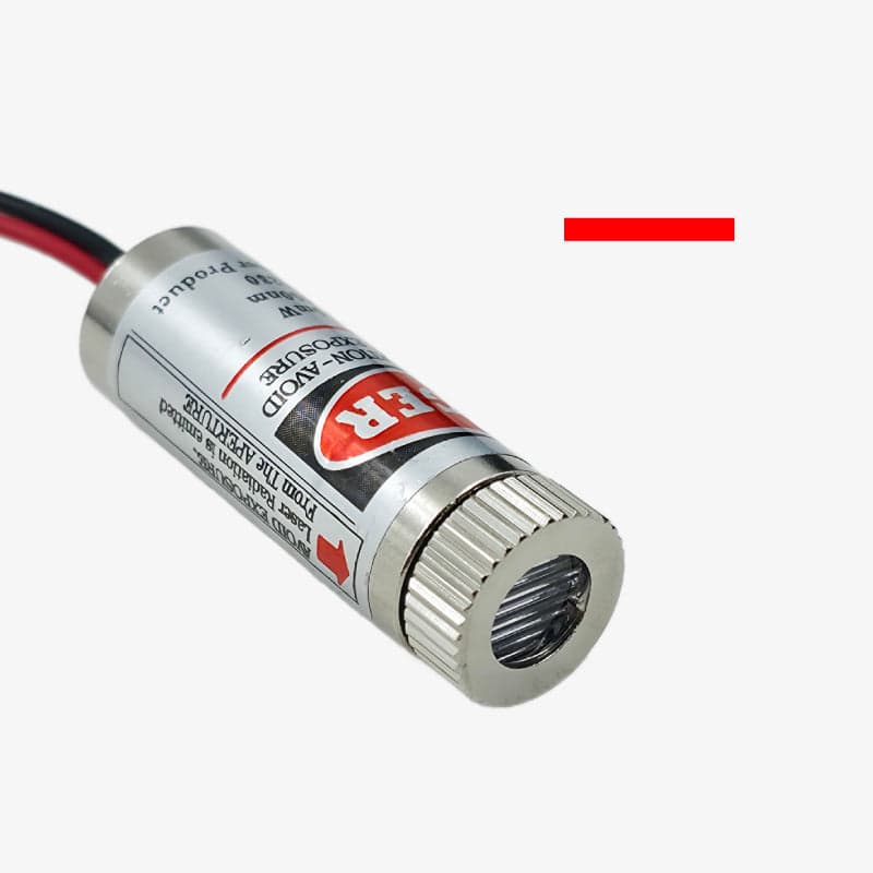 CHT1230 12mm 5mW Straight Line Laser Module with Adjustable Line Focus - Red - View 1