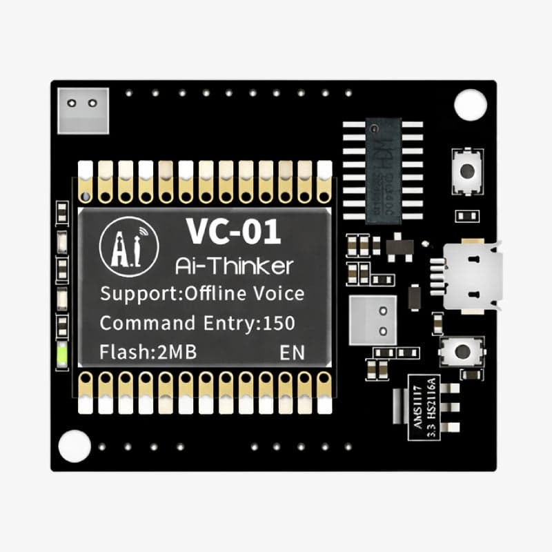 Ai Thinker VC-02 Series Offline Speech Recognition Control Module - View 1