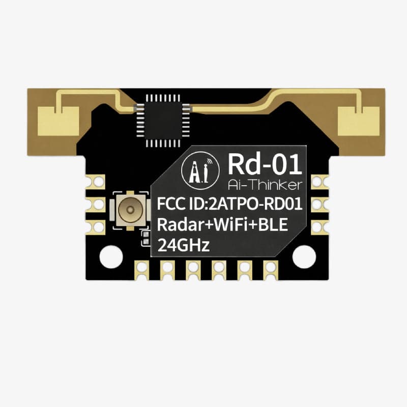 Ai Thinker (RD-01) WiFi 6+ Bluetooth Combo 24G Radar Human Body Induction Module - View 1
