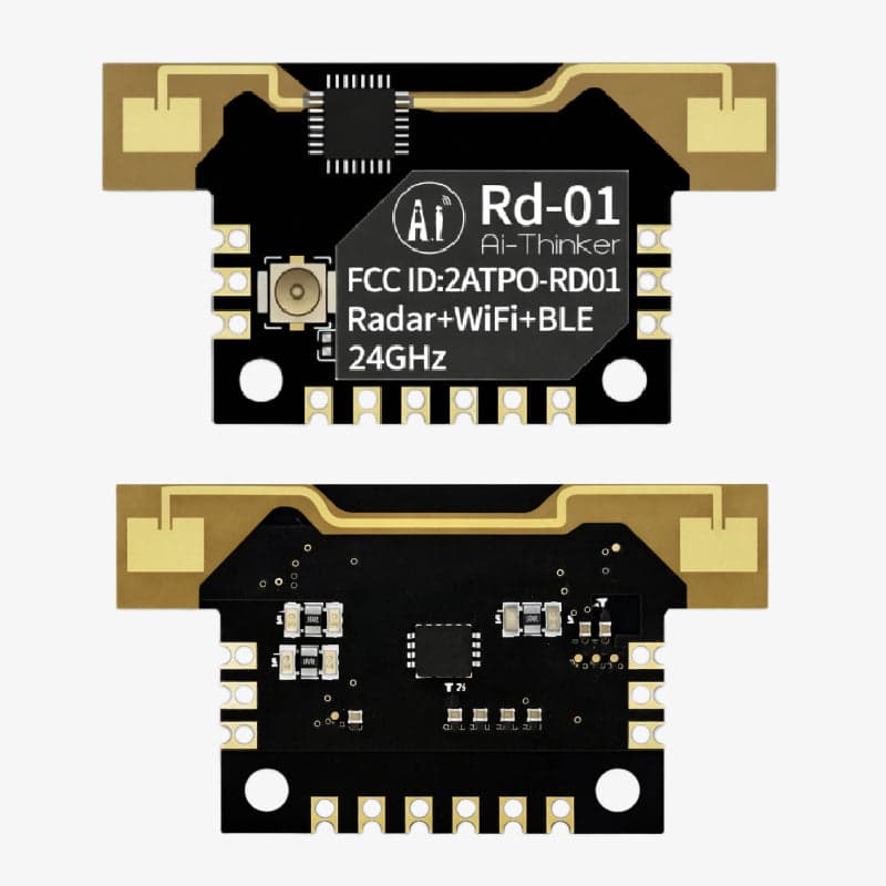 Ai Thinker (RD-01) WiFi 6+ Bluetooth Combo 24G Radar Human Body Induction Module - View 3