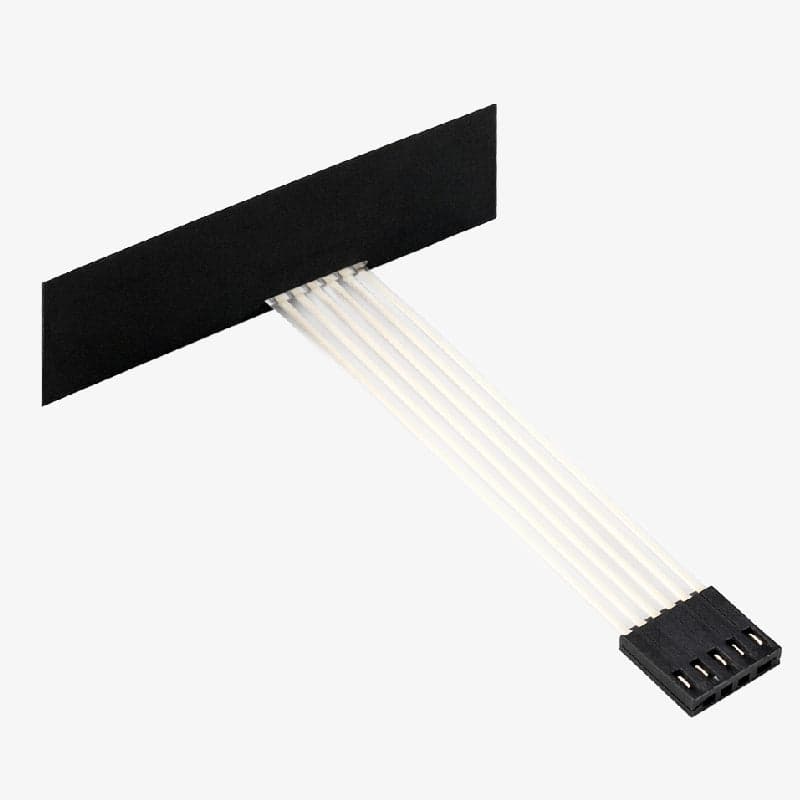 1x4 Matrix Membrane Keypad 4 Key Switch Module for Microcontrollers - View 3