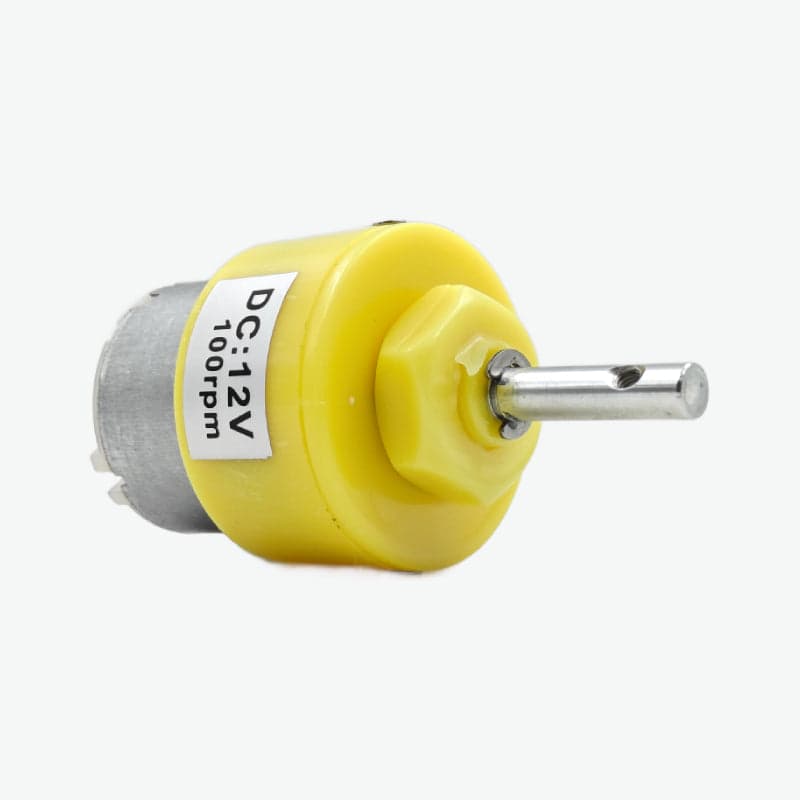 12V DC 100 RPM High Torque Geared Motor for Robotics & Industrial Applications - View 3