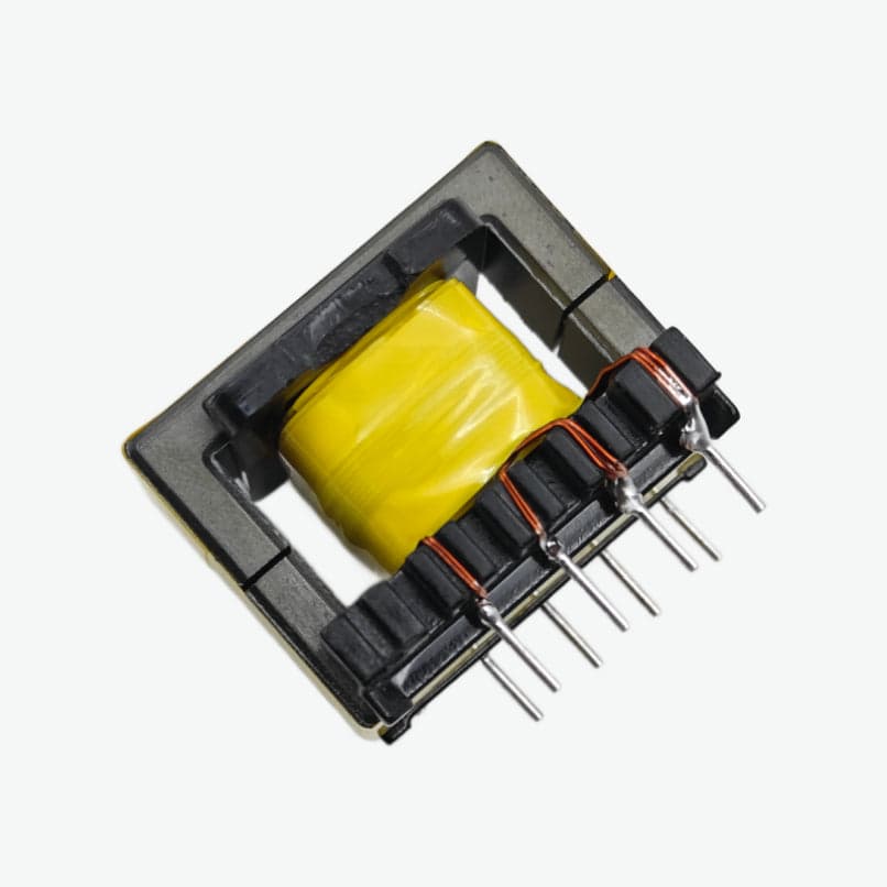 EE28 30W SMPS High Frequency PCB Mount Transformer with Auxiliary Winding - View 1