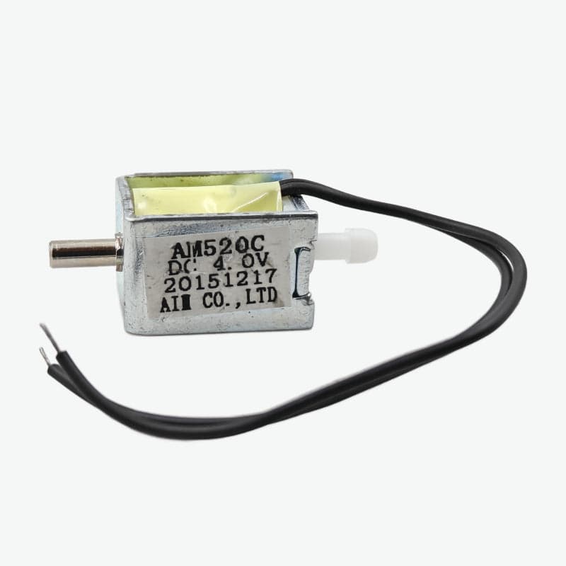 4V DC Electromagnetic Gas Tube Valve - 3mm to 3mm Connector - View 1