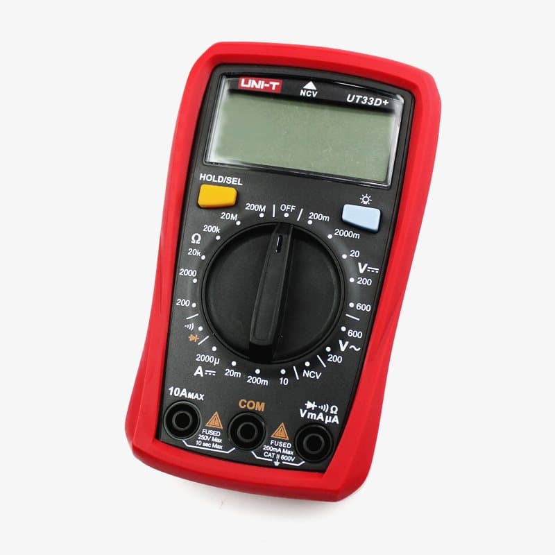 UNI-T UT33D+ Digital Palm Size Multimeter - View 1