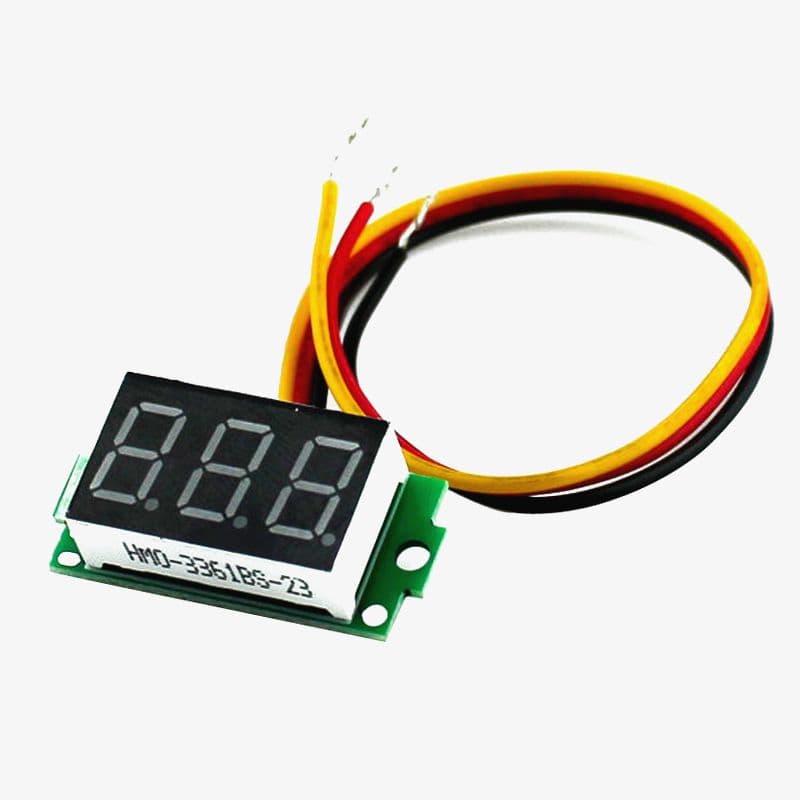 0.36 Inch 0-100V Three Wire DC Voltmeter - View 1