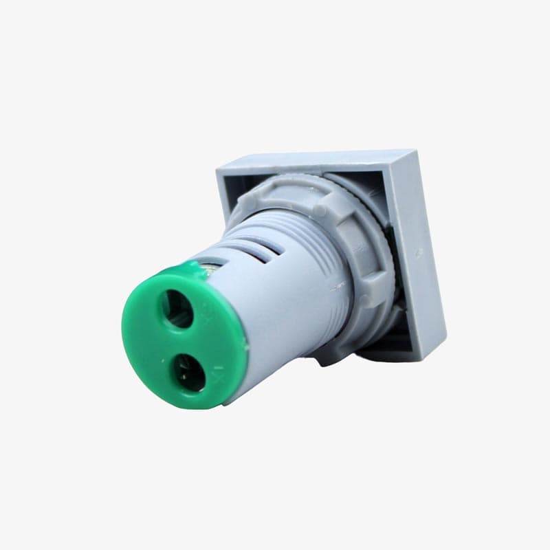 AD16-22DSV AC Voltmeter Display Square Green 22mm (AC60-500 V) - View 3