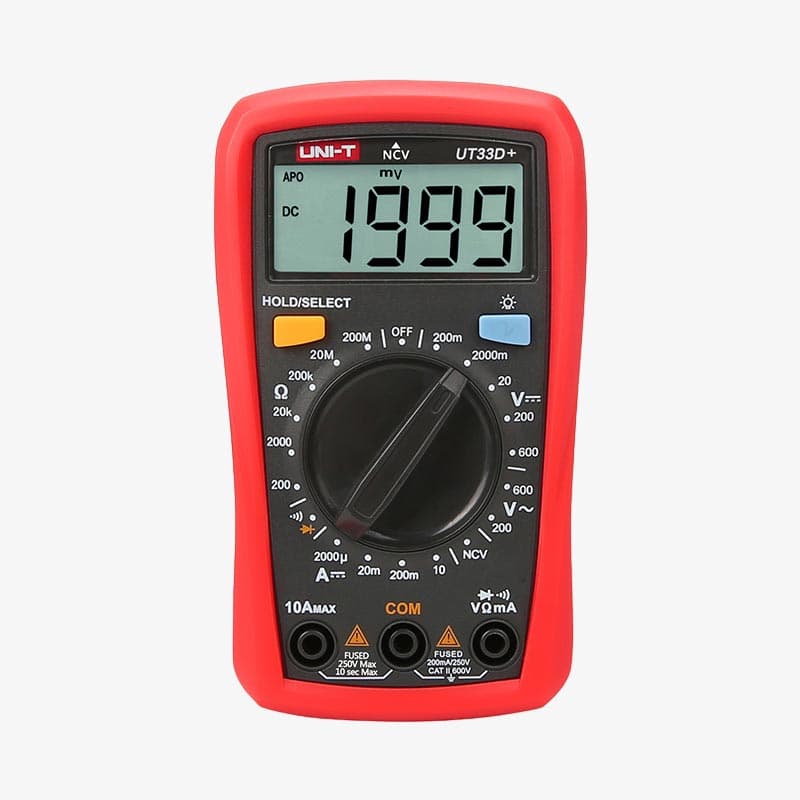 UNI-T UT33D+ Original Palm Size Digital Multimeter - View 1