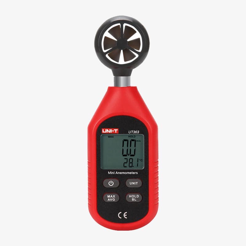 UNI-T UT363 Mini Digital Anemometer Digital Wind Speed and Temperature Meter - View 1