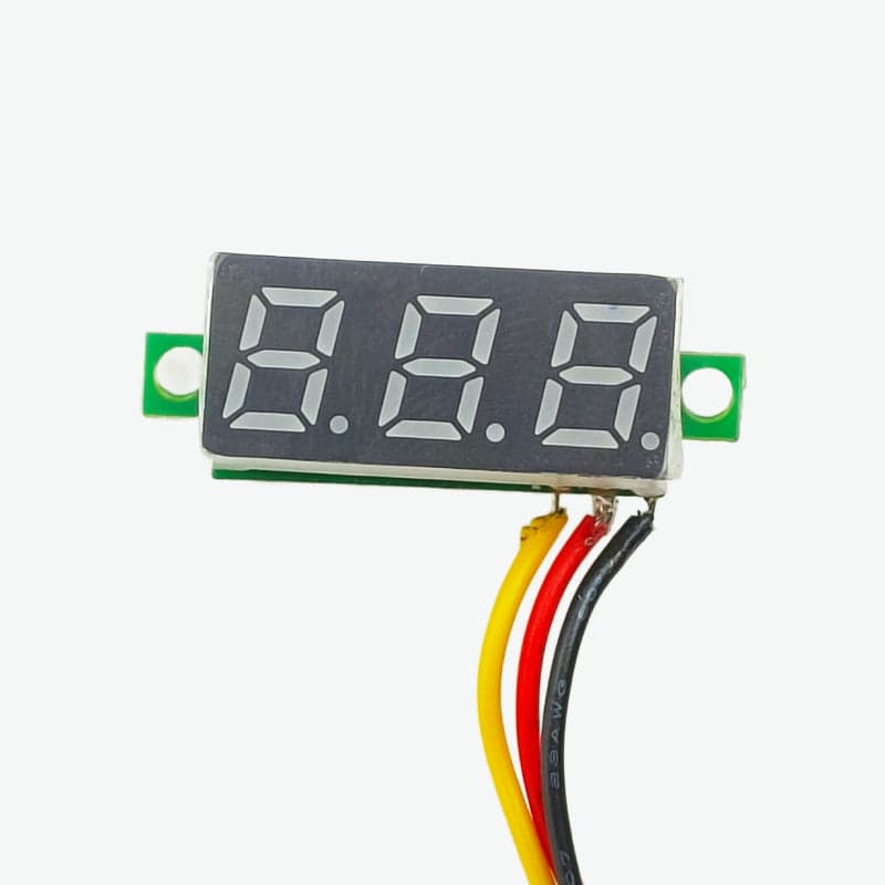 0.28 Inch 0-100V Three Wire DC Voltmeter - View 1