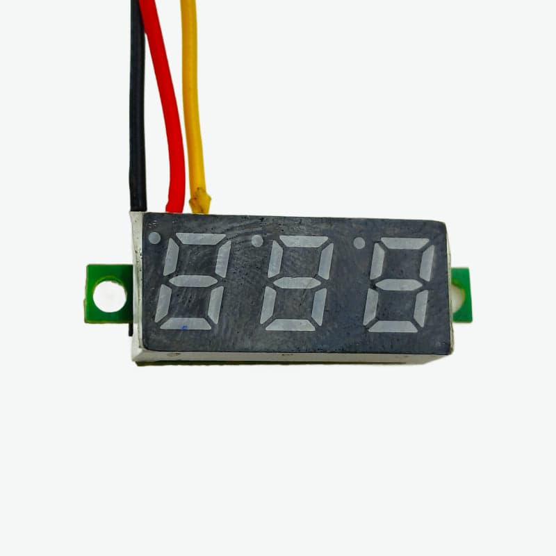 0.28 Inch 0-100V Three Wire DC Voltmeter - View 2