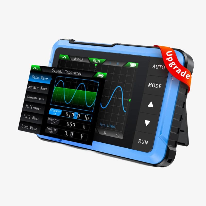 FNIRSI DSO-510 10MHz 48MS/s Mini Handheld Digital Oscilloscope Signal Generator - View 2