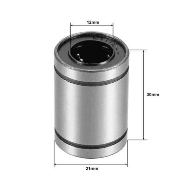 LM12UU 12mm Linear Motion Bearing for 3D Printer - View 2