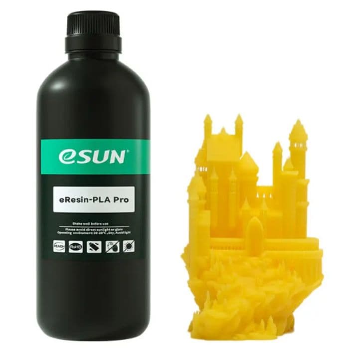 eSun eResin-PLA Pro 1kg Bottle Yellow Color - View 2