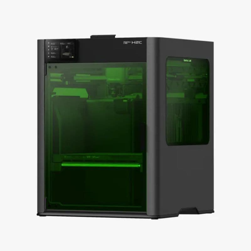Bambu Lab H2C Combo 3D Printer - View 3