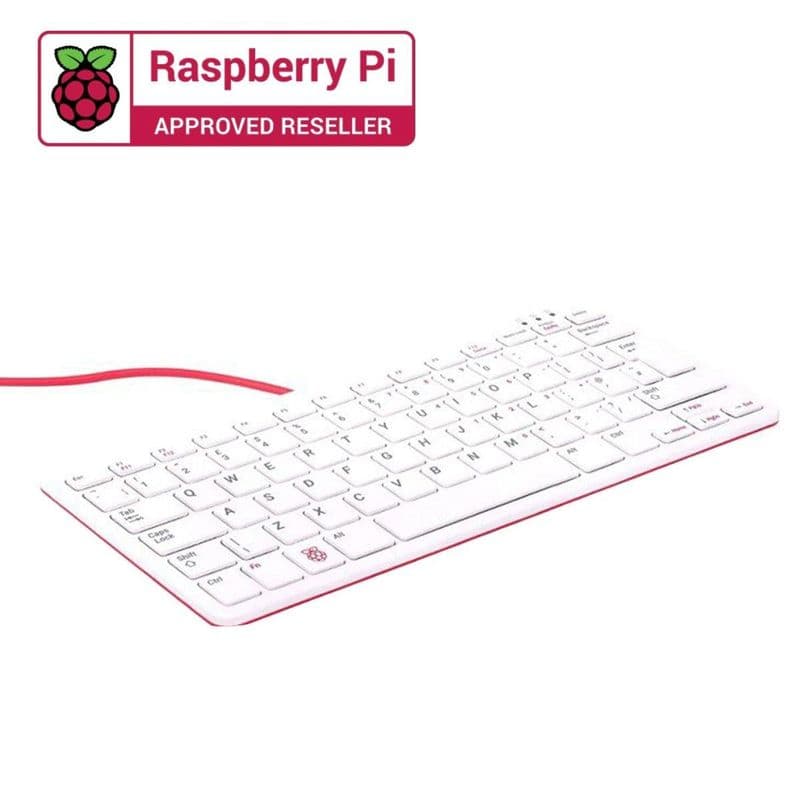 Raspberry Pi Official Keyboard (White-Red) - View 2