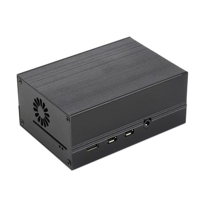 Waveshare Aluminum Cooling Case for Pi 4 with Fan - View 3