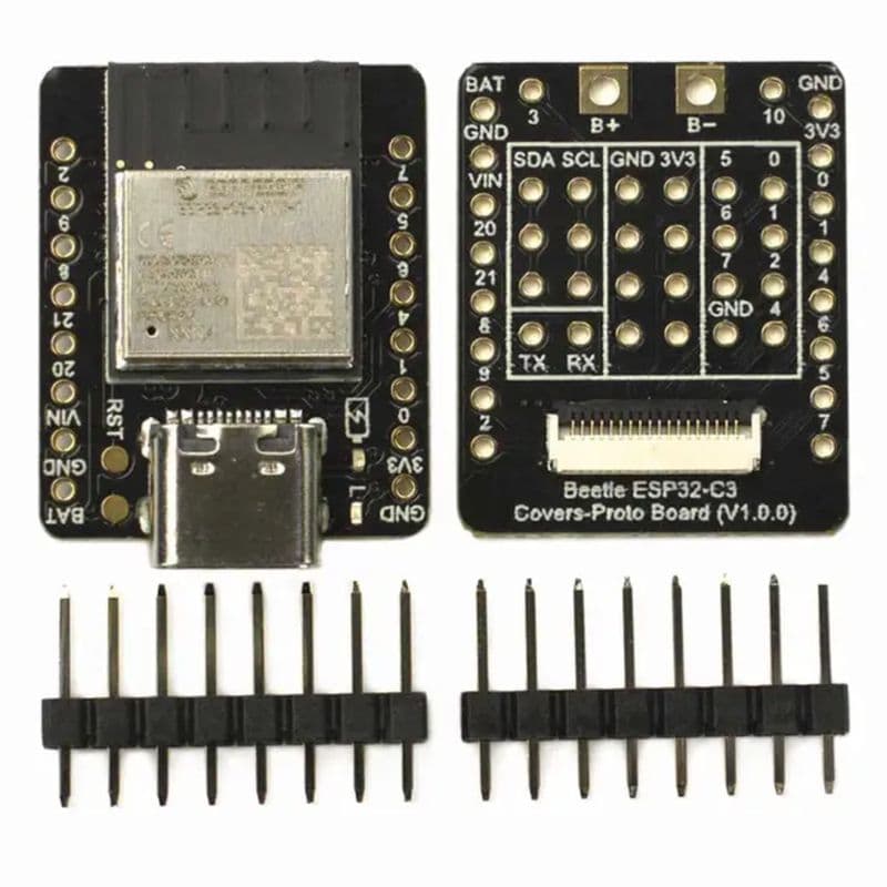Beetle ESP32 - C3 (RISC-V Core Development Board) - View 3