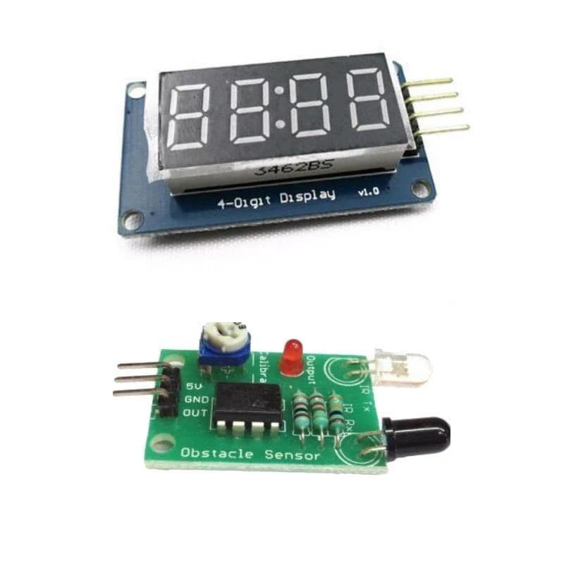 TM1637 4-Digit Display + IR Proximity Sensor - View 1