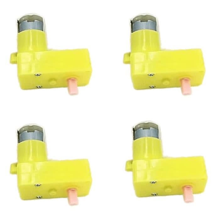 60 RPM L Shaped Single Shaft BO Motor - View 3