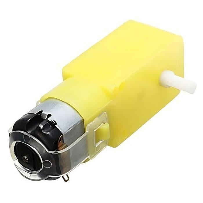 Single Shaft 300RPM BO Motor with Wheels (2pcs) - View 2