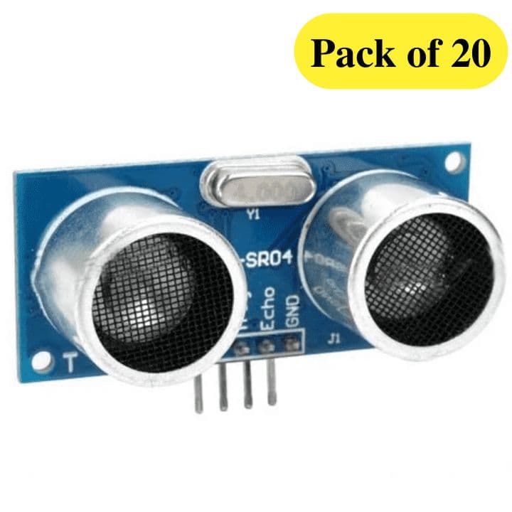 HC-SR04 Ultrasonic Distance Sensor Module (Pack of 20) - View 1