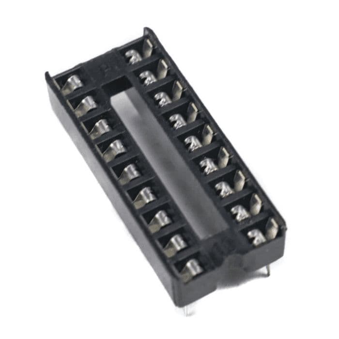 18 Pin Narrow IC Base (Pack of 5) - View 1