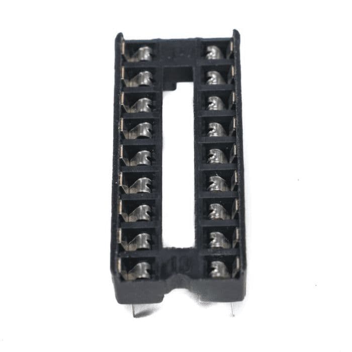 18 Pin Narrow IC Base (Pack of 5) - View 2