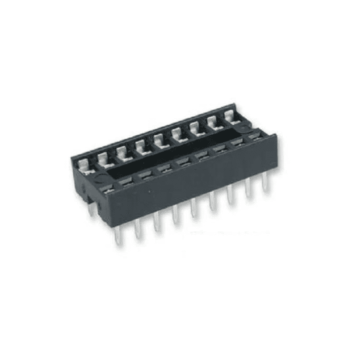 18 Pin Narrow IC Base (Pack of 5) - View 3