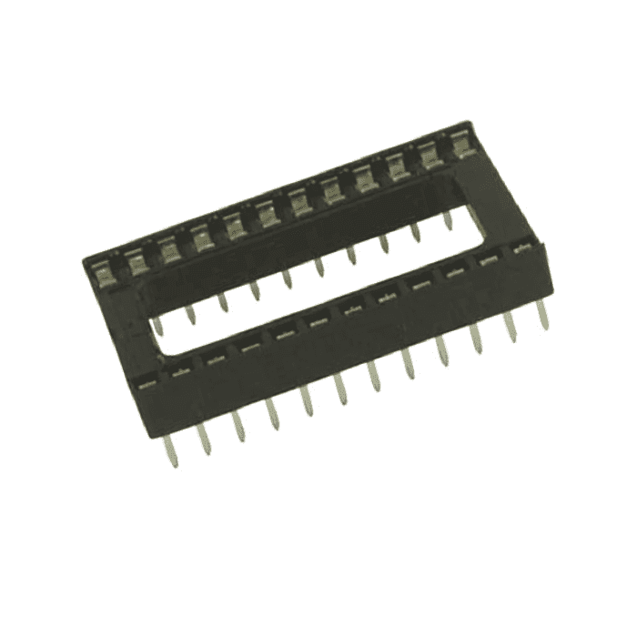 24 Pin Wide IC Base (Pack of 5) - View 2