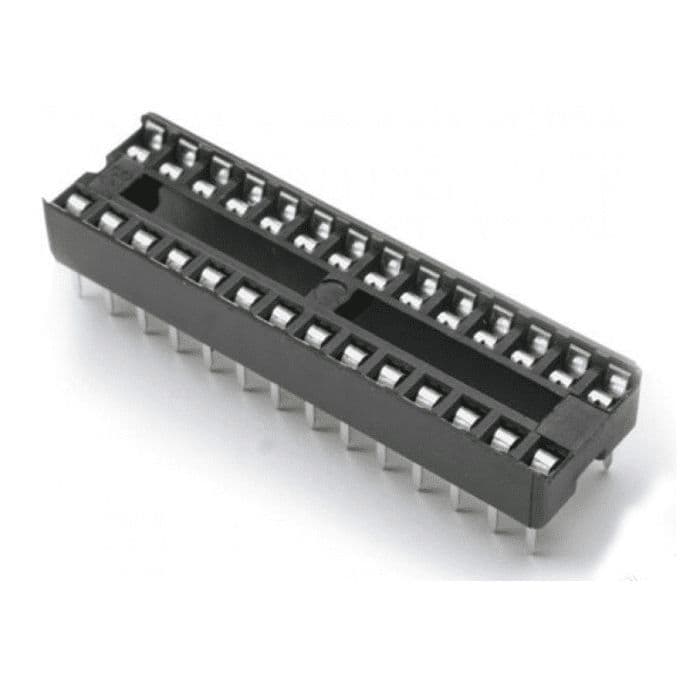 28 Pin Narrow IC Base (Pack of 5) - View 2