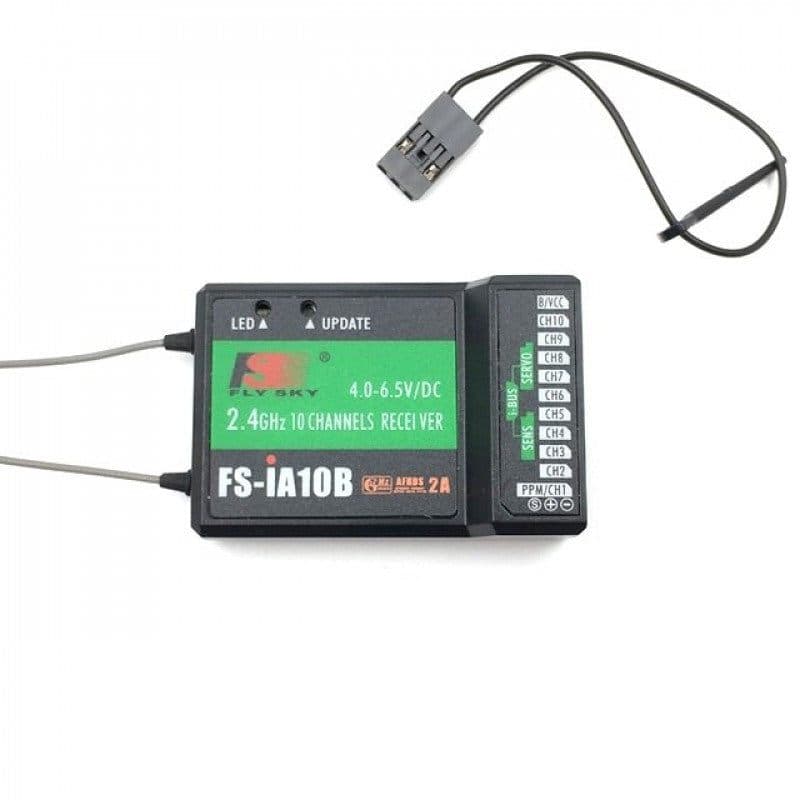 FlySky FS-iA10B Radio Receiver- 2.4GHz 10 Channel - View 1