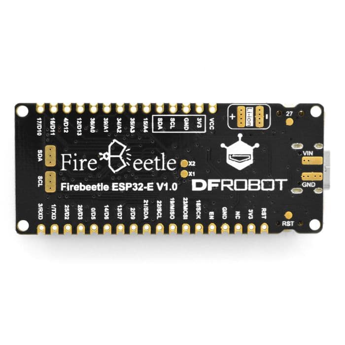 DFRobot FireBeetle 2 ESP32-E IoT Microcontroller Board - Supports Wi-Fi & Bluetooth - View 2