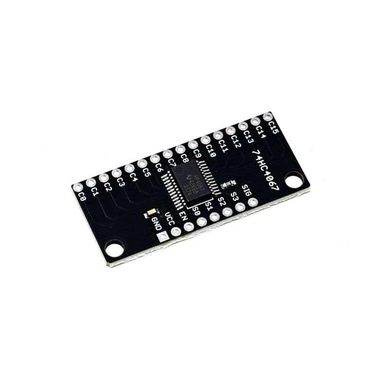 SmartElex 16-Channel Analog/Digital MUX Breakout Board – CD74HC4067 - View 3