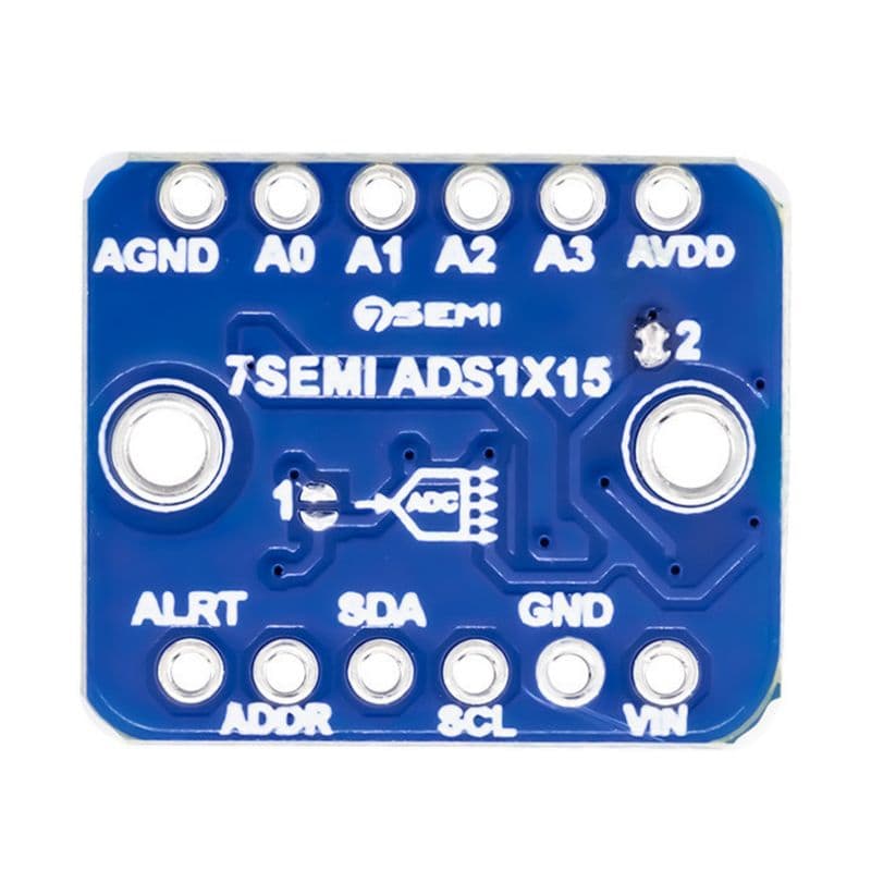 7Semi ADS1015 I2C 4-Channel 12bit ADC Breakout Board - View 3