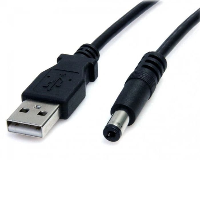 USB to DC Adapter Cable 5.5mm x 2.1mm 85cm - View 3