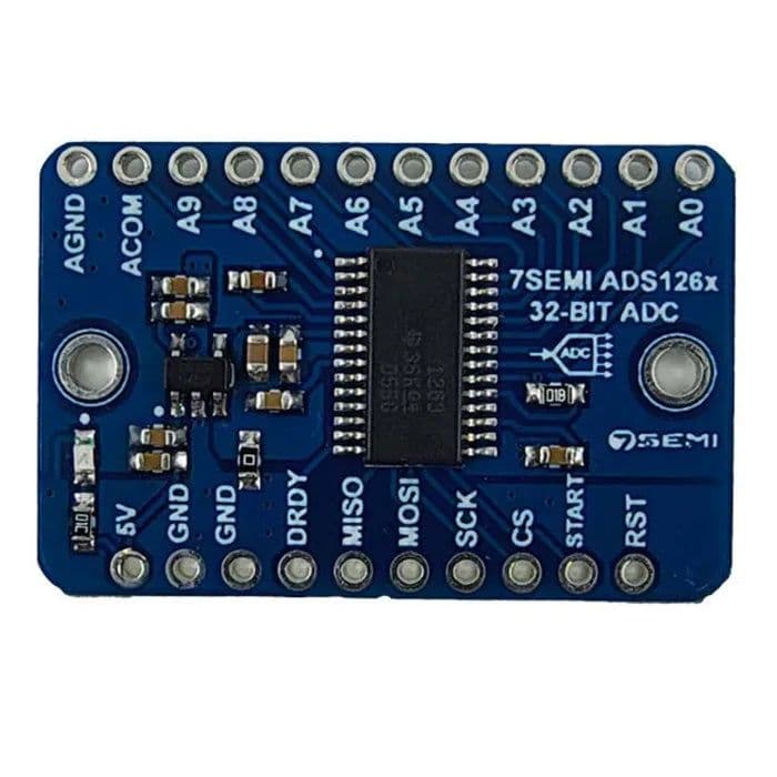 ADS1263 32-bit ADC Module with PGA Breakout - 7Semi - View 2