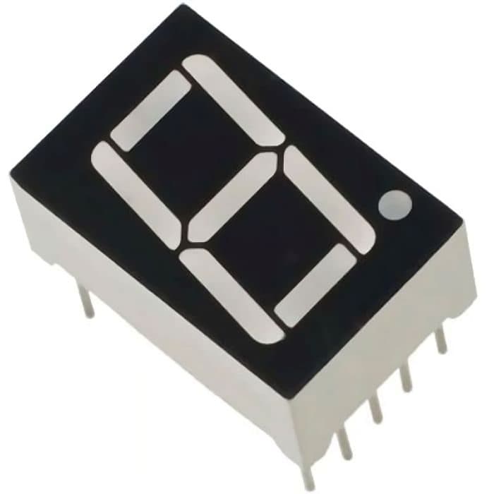 7 Segment Led Display (Common Anode) - View 1
