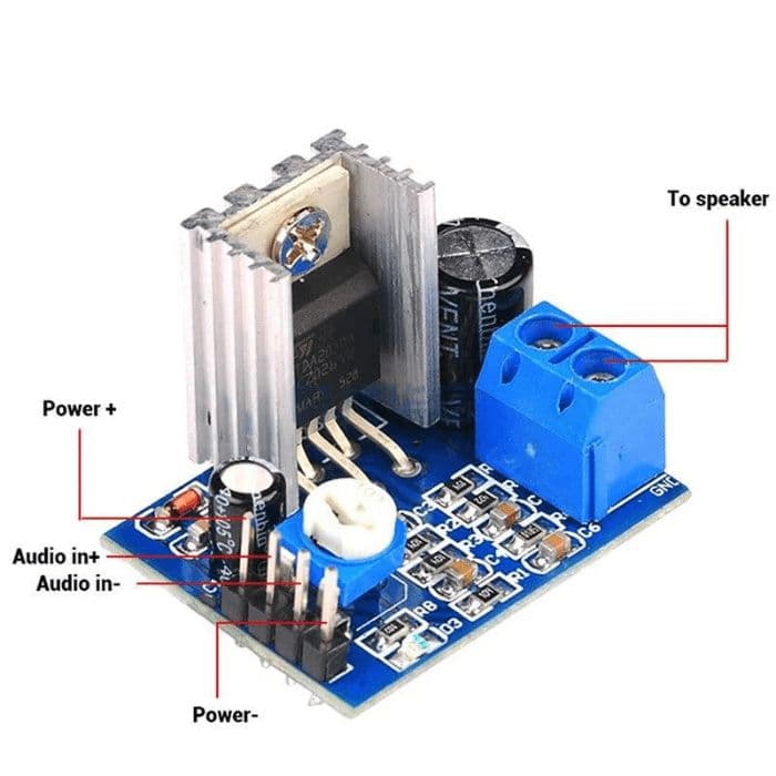TDA 2030A Audio power Amplifier Module - View 2