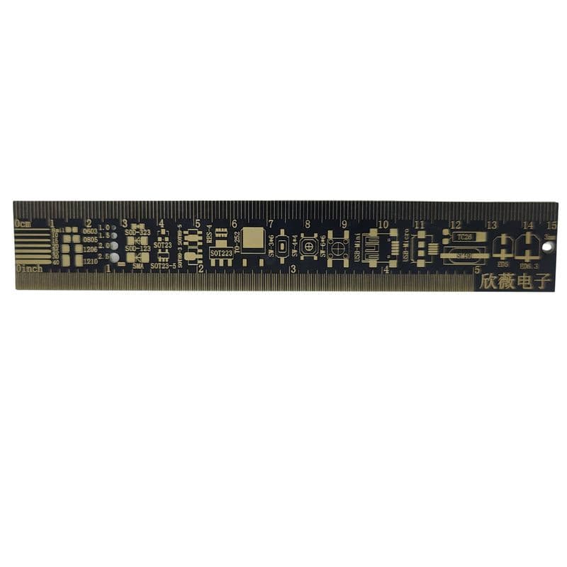 15cm Multipurpose PCB Measuring Ruler - View 1