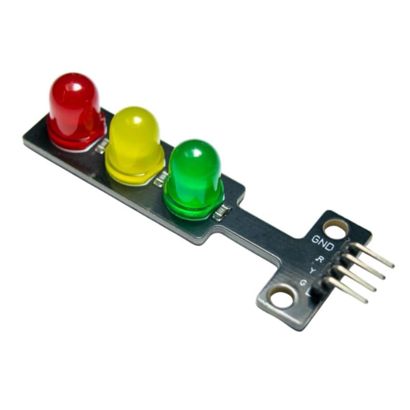 5V LED Traffic Light Module - View 1