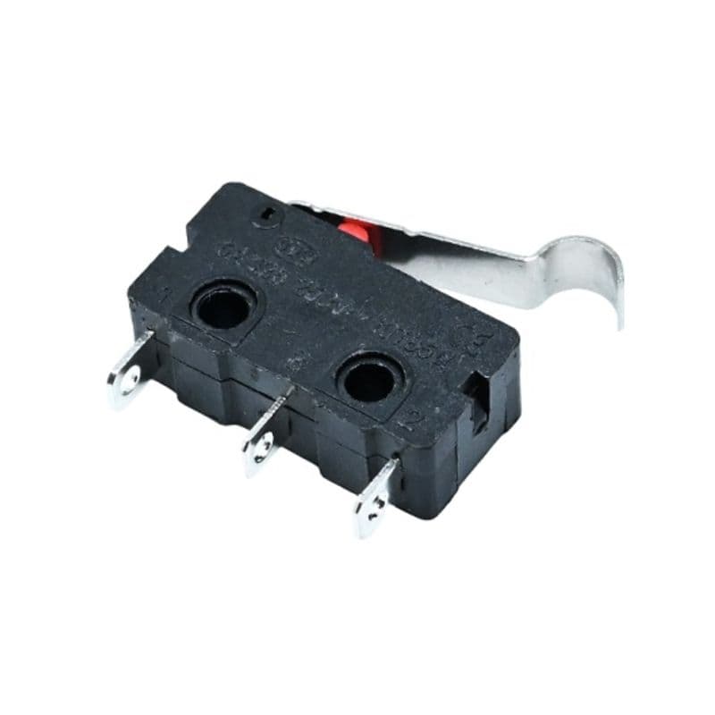 TACT SWITCH KW11-3Z 5A 250V Micro Switch Round Handle 3 Pin N/O N/C for 3D Printers - View 1