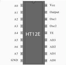 HT12E Encoder IC - View 3