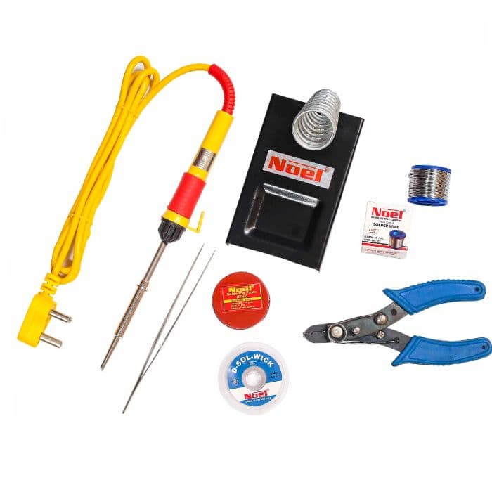 Noel 7 in 1 Soldering iron kit 25W Gold - View 1