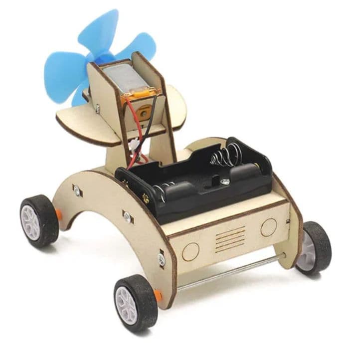 DIY Windmill Car Kit – Educational Puzzle STEM Toy for Kids - View 1