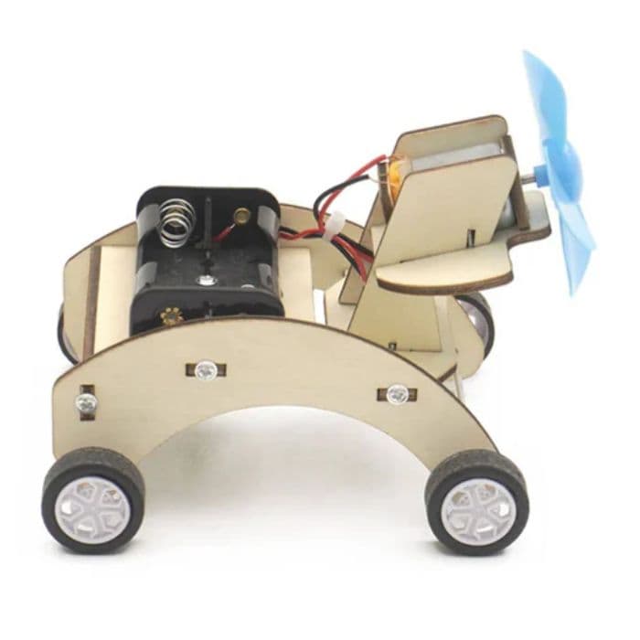 DIY Windmill Car Kit – Educational Puzzle STEM Toy for Kids - View 2