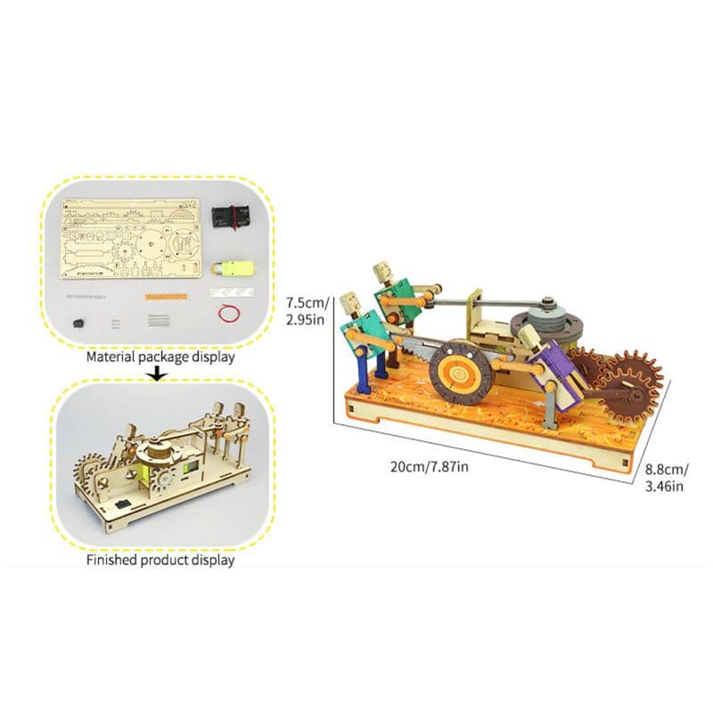 Pludo Sawmill Kit Science Toy – Learn Gears & Motion for Ages 11–14 | Grade 6 to 8 - View 3