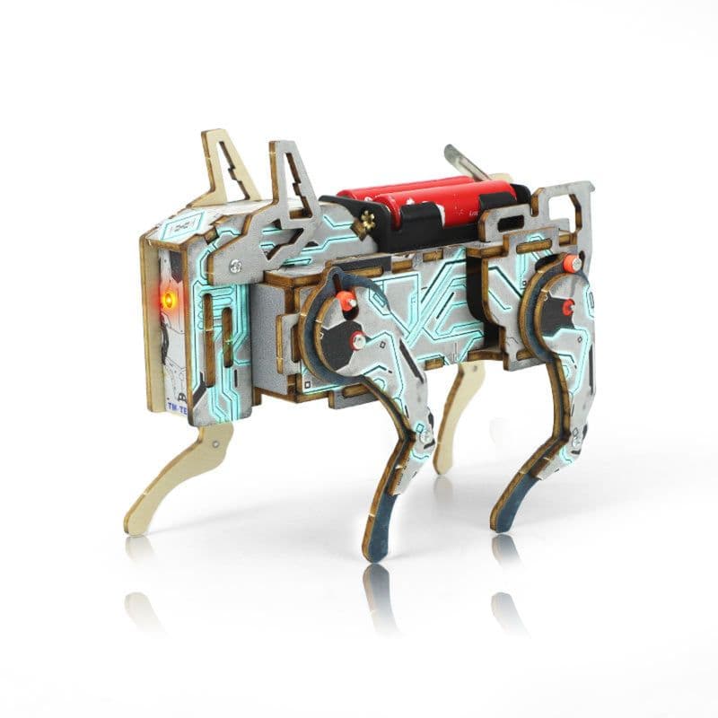 Pludo Sound Activated Robotic Dog DIY Kit – Learn Sound Detection and Mechanics for Ages 14–18 | Grade 9–10 - View 1