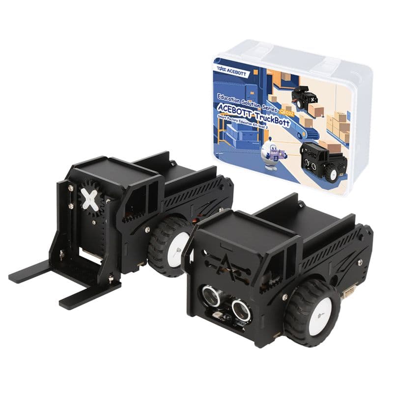 ACEBOTT QE032 TruckBott Smart Car Kit with ESP32 Controller Supports Arduino, ACECode & Python | STEM Classroom & Home Education – Year 5 Level 2 - View 1