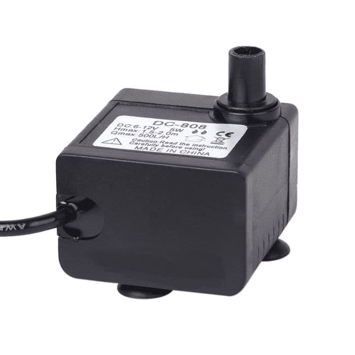 DC Submercible Aquarium Pump 6V-12V 5W 500L/H - View 3